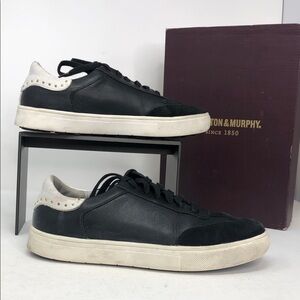 Johnston and Murphy Madison Studded Hybrid Black Calfskin Women’s Shoes-Size 7.5